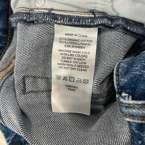 new never worn quince bella stretch relaxed straight jeans sz 24 x 30 - Picture 4 of 16